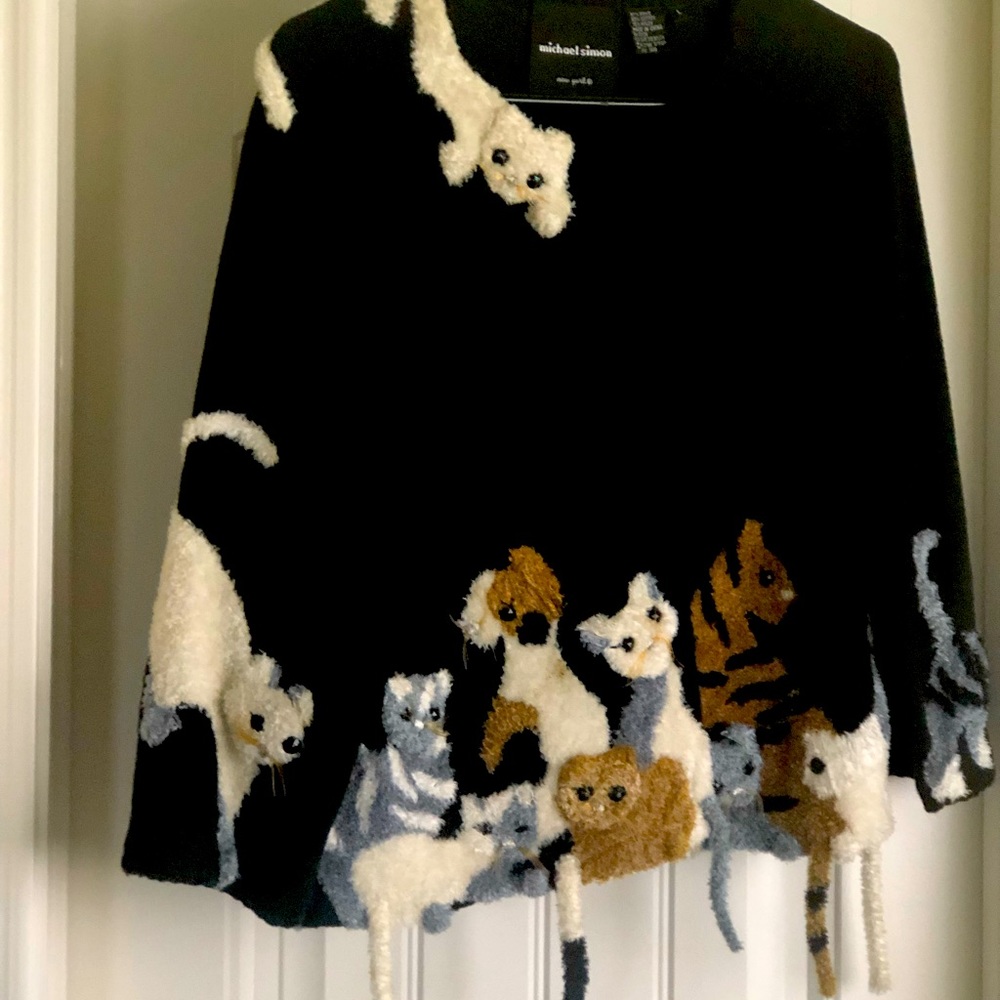 Michael Simon Cat Sweater